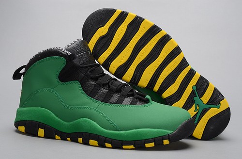 Cheap Retro Air Jordan X (10) Green-027 Retro Online