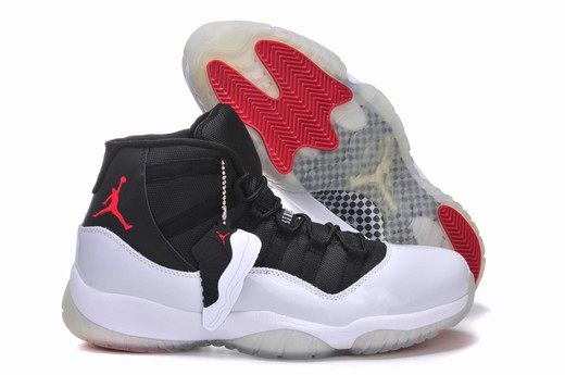 Cheap Retro Air Jordan XI(11) Black White-074 Online