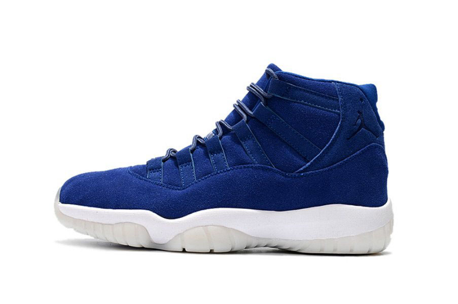 Derek Jeter Air Jordan 11 Navy Suede Men's Size