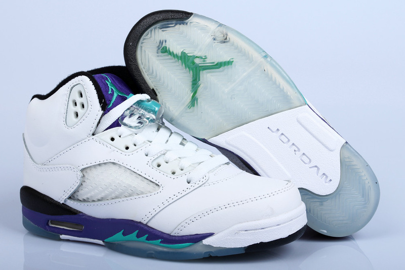 Wholesale Air Jordan 5 Men's Retro Shoes White/Red/Black