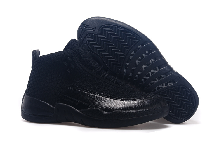 Cheap Wholesale Shoes Air Jordan 12 Future All Black