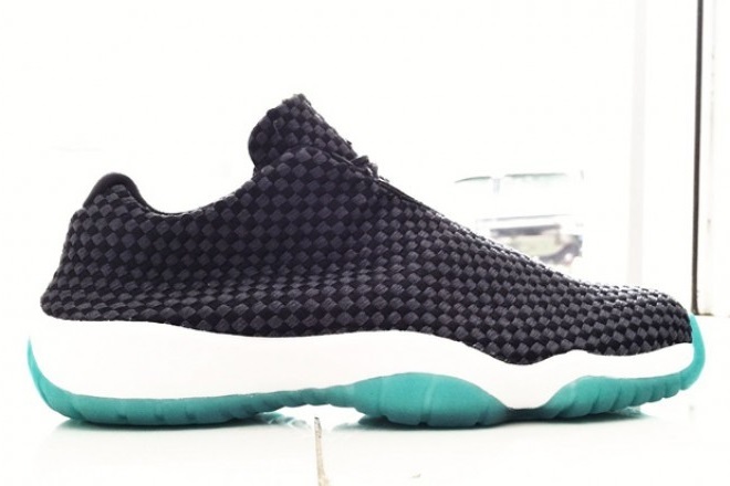 Air Jordan Future Black and Teal Shoes Women