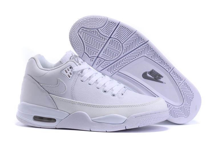Cheap Air Flight Squad White Shoes Men