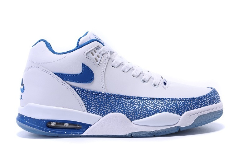 Cheap Air Flight Squad White/Blue Shoes Men