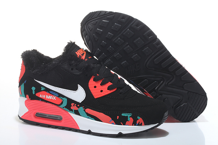 Wholesale Cheap Nike Air Max 90 Shoes Velvet Lining