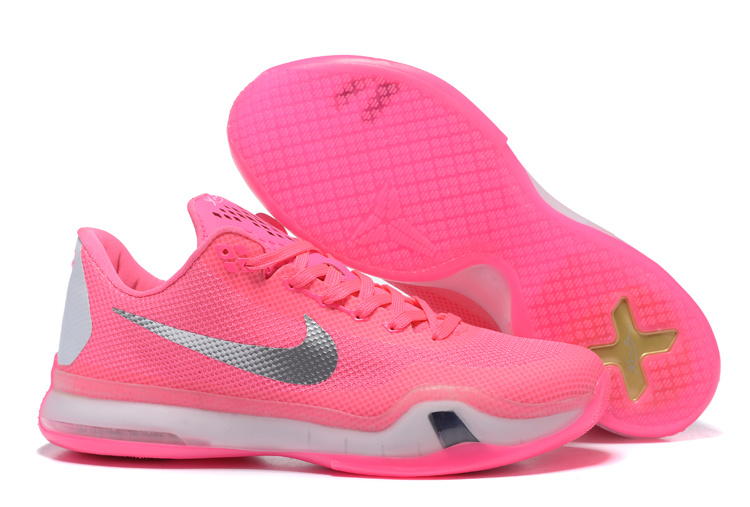 Wholesale Nike Kobe Bryant 10 Pink/Silver
