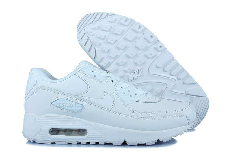 Air Max 90 All White Shoes Cheap Sale