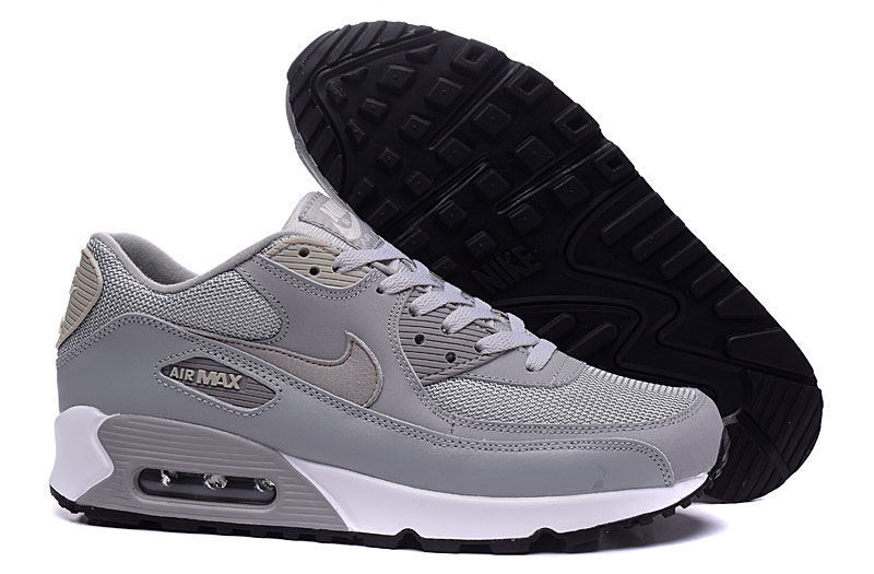 Cheapest Air Max 90 Shoes Women Grey/White