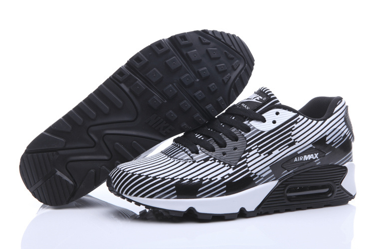 Cheap Nike Air Max 90 Stripes Black/White