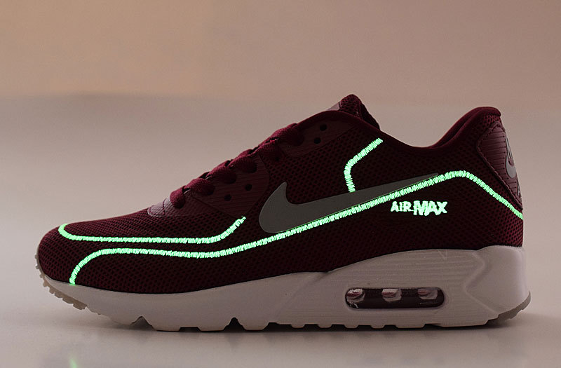 Cheap Wholesale Nike Air Max 90 Firefly Wine Red/White