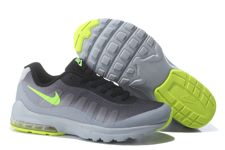 Cheap Air Max Invigor Print Shoes Women Grey/Black/Fluorescence