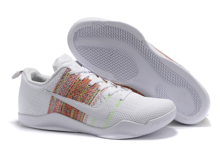 Newest Nike Kobe Bryant 11 Knitted White