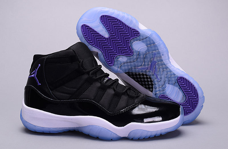 Cheap Air Jordan 11 Black/Purple Shoes Retro Men