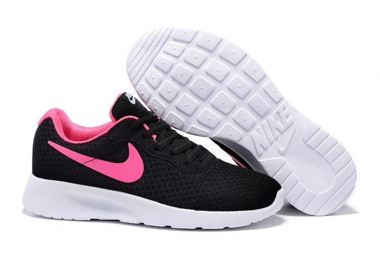 Cheapest Nike Tanjun Shoes Running Women Black/White/Pink
