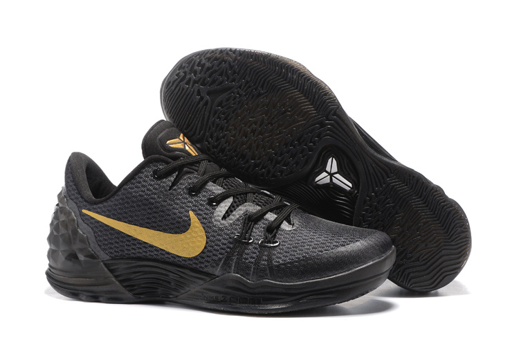Cheap Wholesale Nike NIKE KOBE VENOMENON 5 Black/Golden