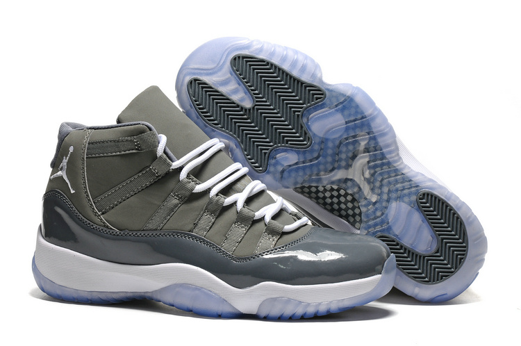 Cheap Air Jordan 11 Shoes Retro Men Grey
