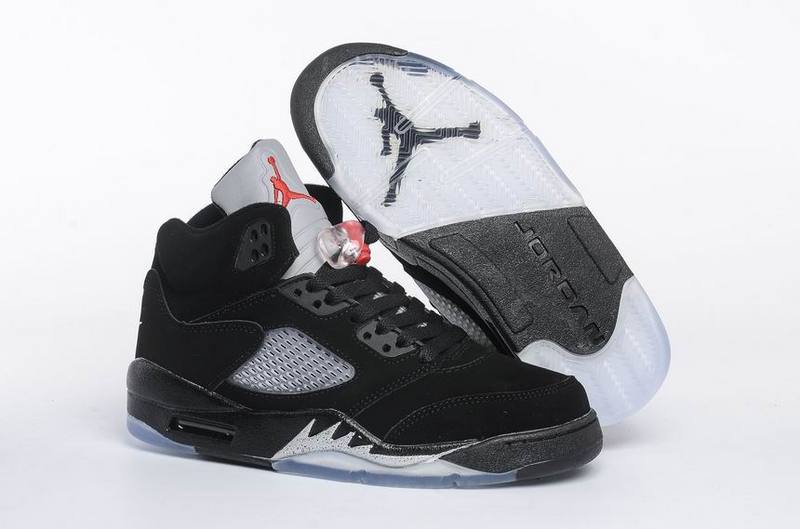 Cheap Air Jordan 5 Shoes Retro Women Black