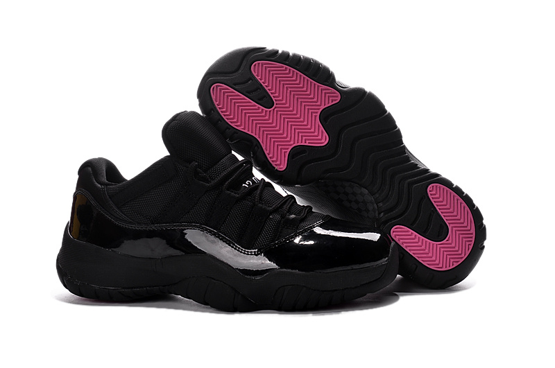 Cheap Air Jordan 11 Shoes Retro Women Black/Pink