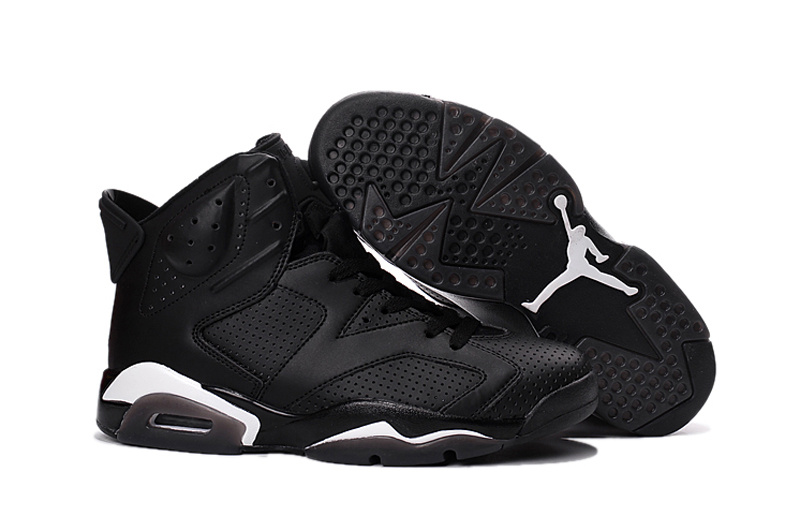 Cheap Wholesale Air Jordan 6 Shoes Retro Men Black/White