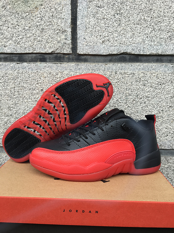 Cheap Wholesale Air Jordan 12 Retro Low Red/Black
