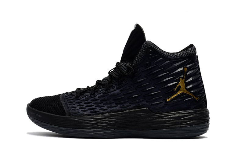 Jordan Melo M13 Black/Metallic Gold-Anthracite 881562-004 For Sale