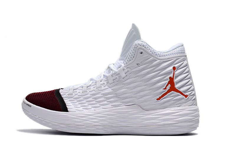 Jordan Melo M13 White/Red-Black Shoes Free Shipping