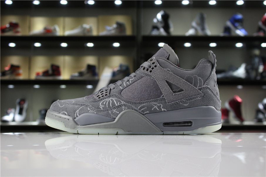 KAWS x Air Jordan 4 Cool Grey 930155-003 For Sale