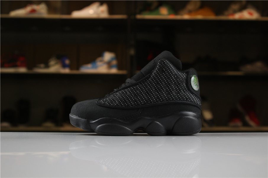 Kid's Air Jordan 13 Black Cat Black/Anthracite-Black For Sale