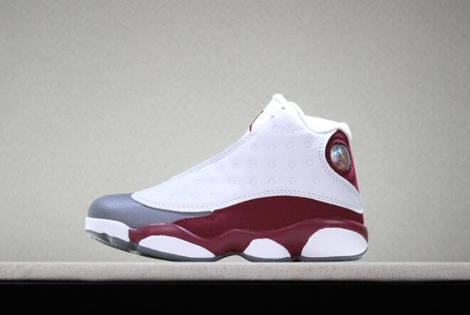 Kid's Air Jordan 13 Grey Toe Basketball Shoes Free Shipping