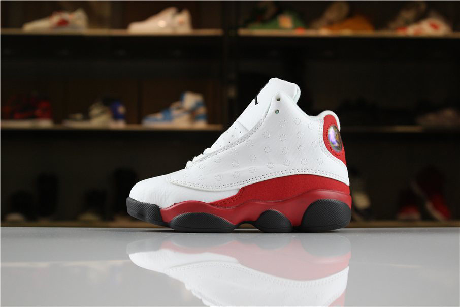 Kid's Air Jordan 13 Retro Chicago White/Black-Team Red For Sale