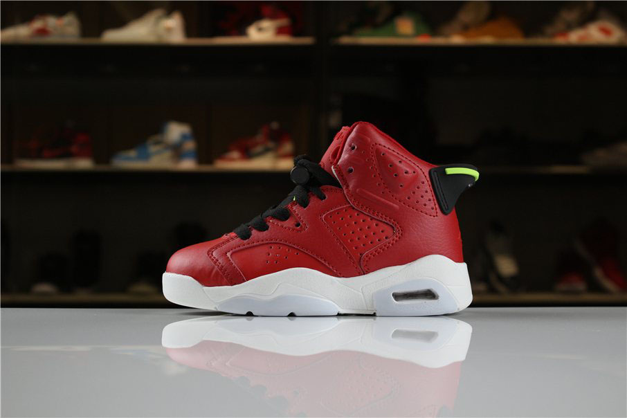 Kid's Air Jordan 6 Retro Christmas Red For Sale