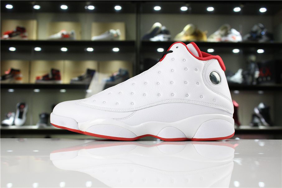 Mens Air Jordan 13 History of Flight White/Metallic Silver-University Red 414571-103