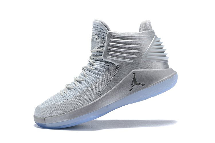 Men's Air Jordan 32 Pure Platinum Basketball Shoes AH3348-007