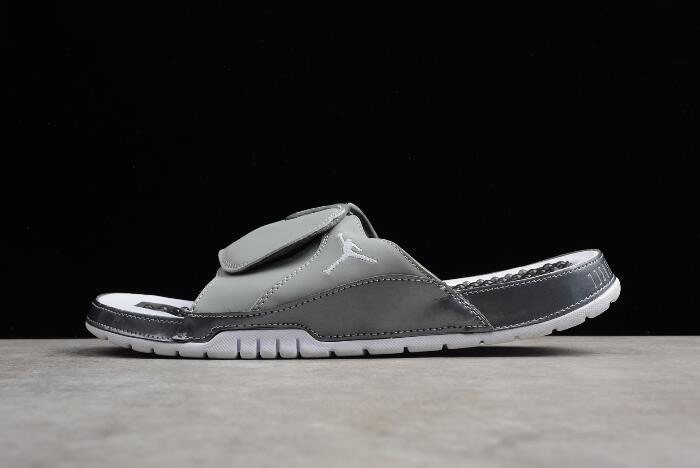 Men's Air Jordan Hydro 11 Retro Slide Medium Grey/White-Gunsmoke AA1336-004