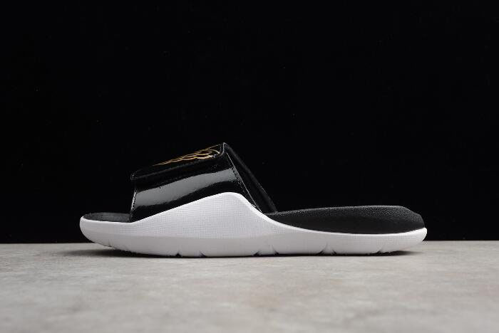 Men's Air Jordan Hydro 7 Retro Slide Black/Metallic Gold-White AA2517-021