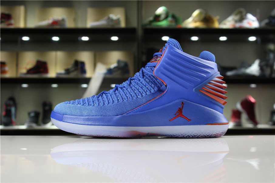 Men's Size Air Jordan 32 XXXII Russell Westbrook Why Not In OKC Colors