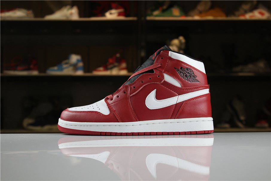 Air Jordan 1 Mid Chicago Gym Red/White 554724-605 Men's and Women's Size
