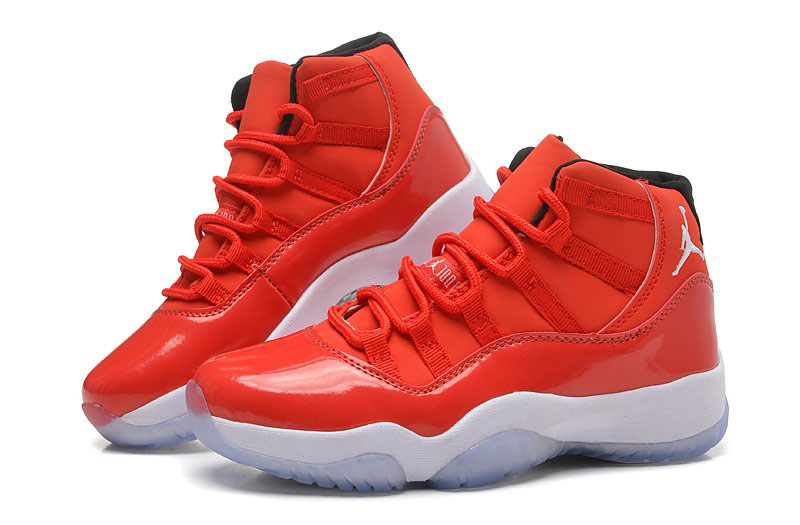 Men's and Women's Air Jordan 11 Carmelo Anthony Red PE