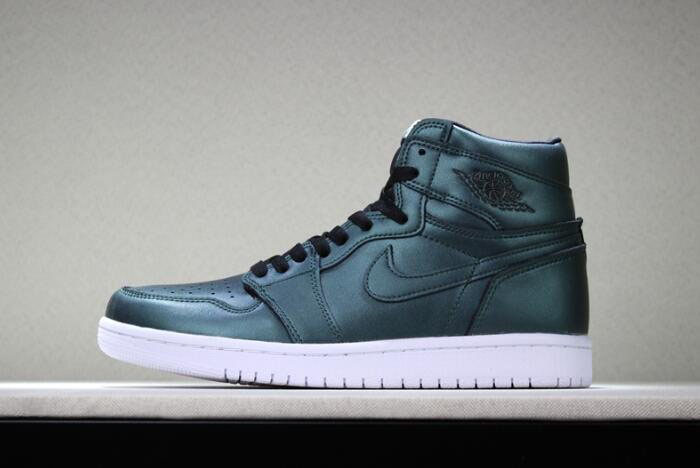 New Air Jordan 1 High Chameleon Dark Green/Black-White 2020 Free Shipping