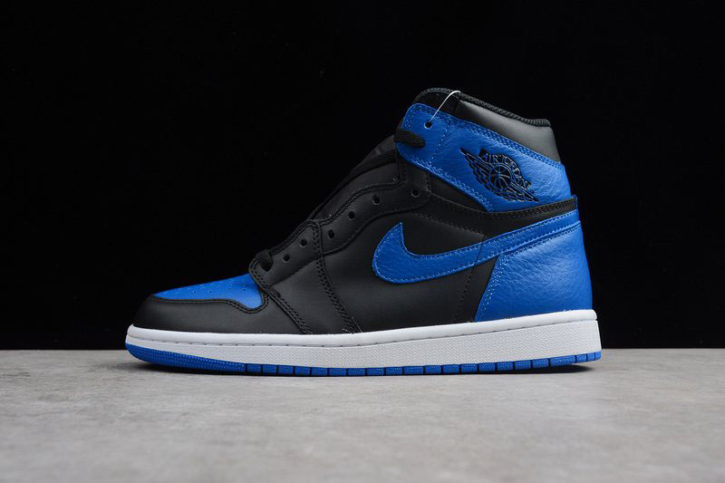 Air Jordan 1 Retro High OG Royal Black/Varsity Royal-White 555088-007
