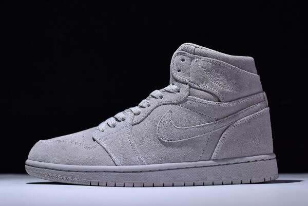 New Air Jordan 1 Retro High Wolf Grey Suede 332550-031 For Sale