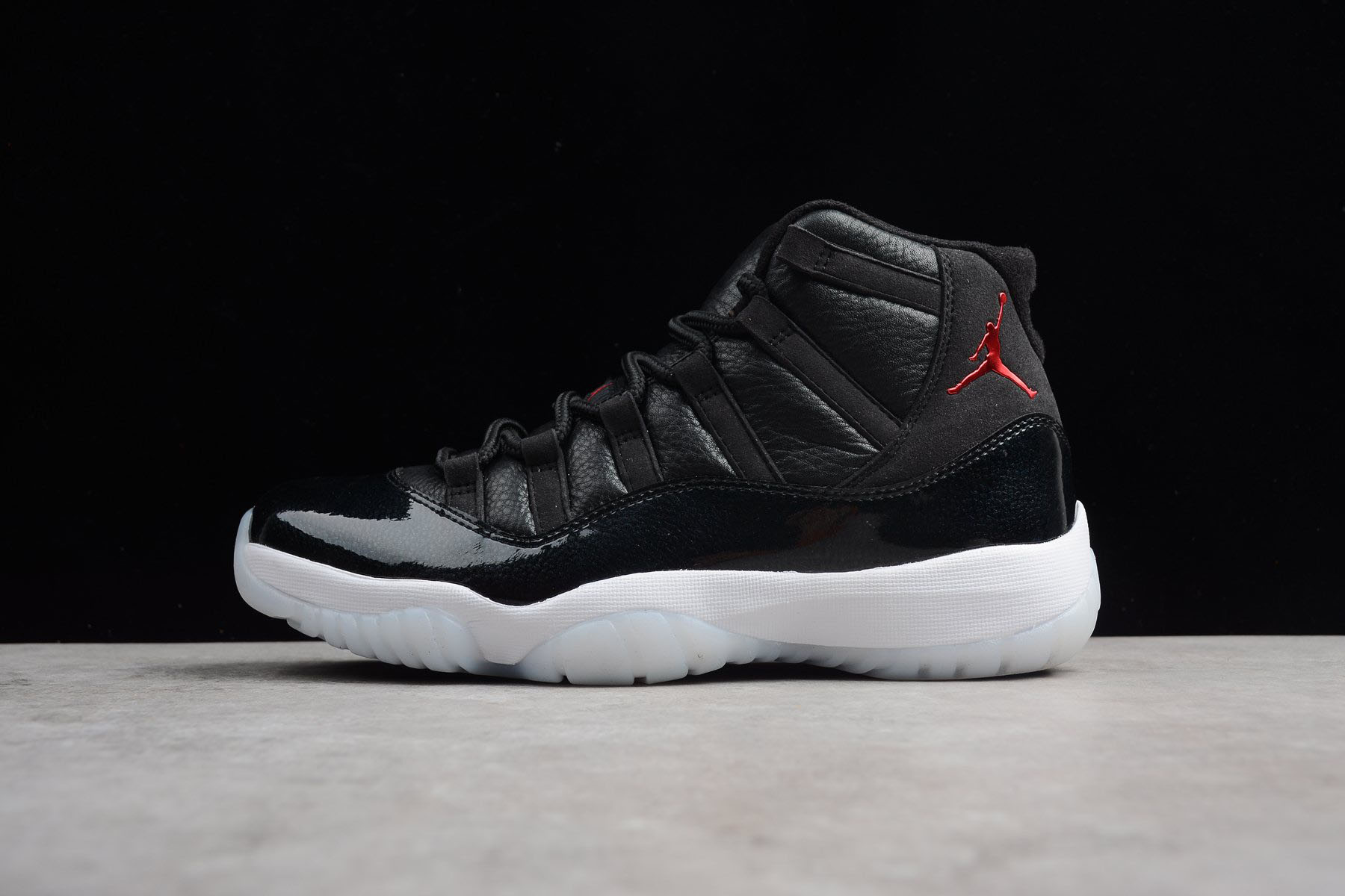 Air Jordan 11 Retro 72-10 Black/Gym Red-White-Anthracite 378037-002