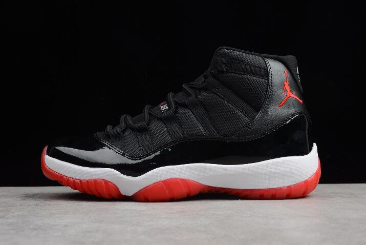 Air Jordan 11 Retro Bred Black/Varsity Red-White 378037-010