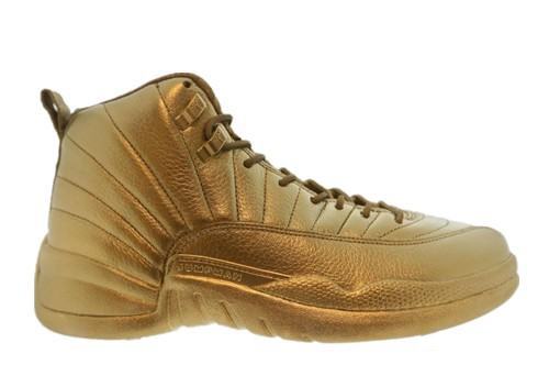 New Air Jordan 12 Gold-095 Shoes Online