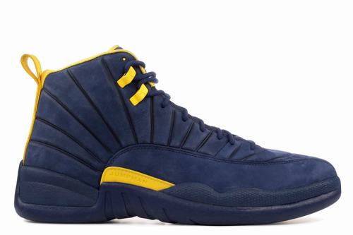 New Air Jordan 12 Michigan PE-110 Basketball Shoes Online