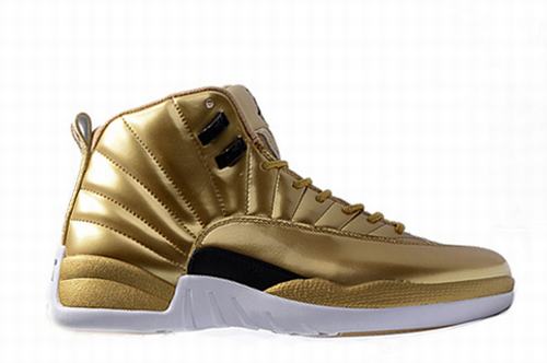 New Air Jordan 12 Pinnacle Gold-089 Shoes Online