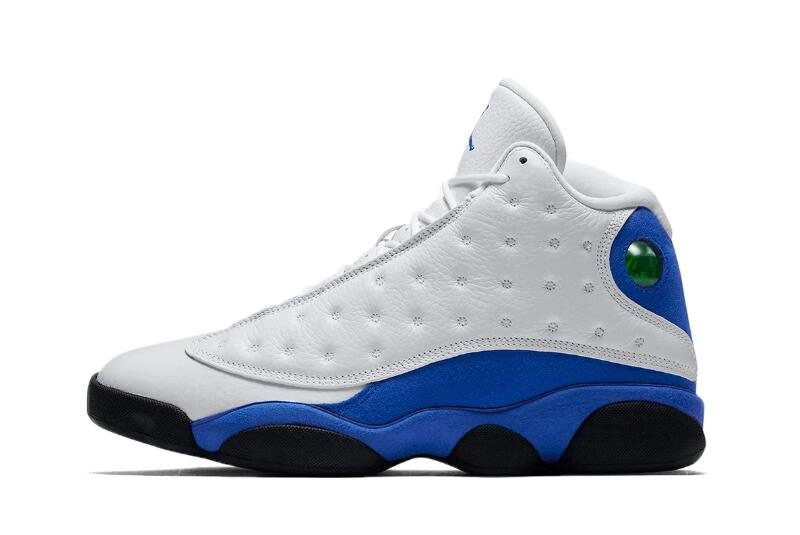 2020 Air Jordan 13 Hyper Royal White/Hyper Royal-Black Men's Size 414571-117
