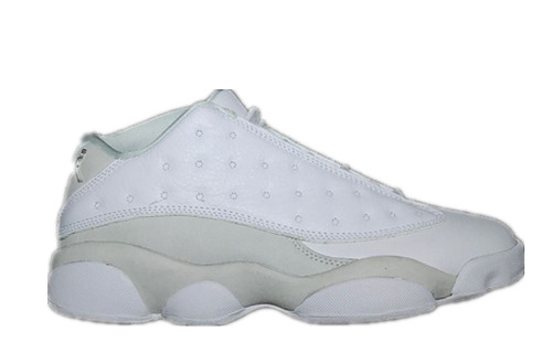 New Air Jordan 13 Low White Metallic-136 Shoes Online