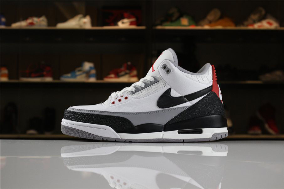 Air Jordan 3 Tinker White/Fire Red-Cement Grey-Black AQ3835-160