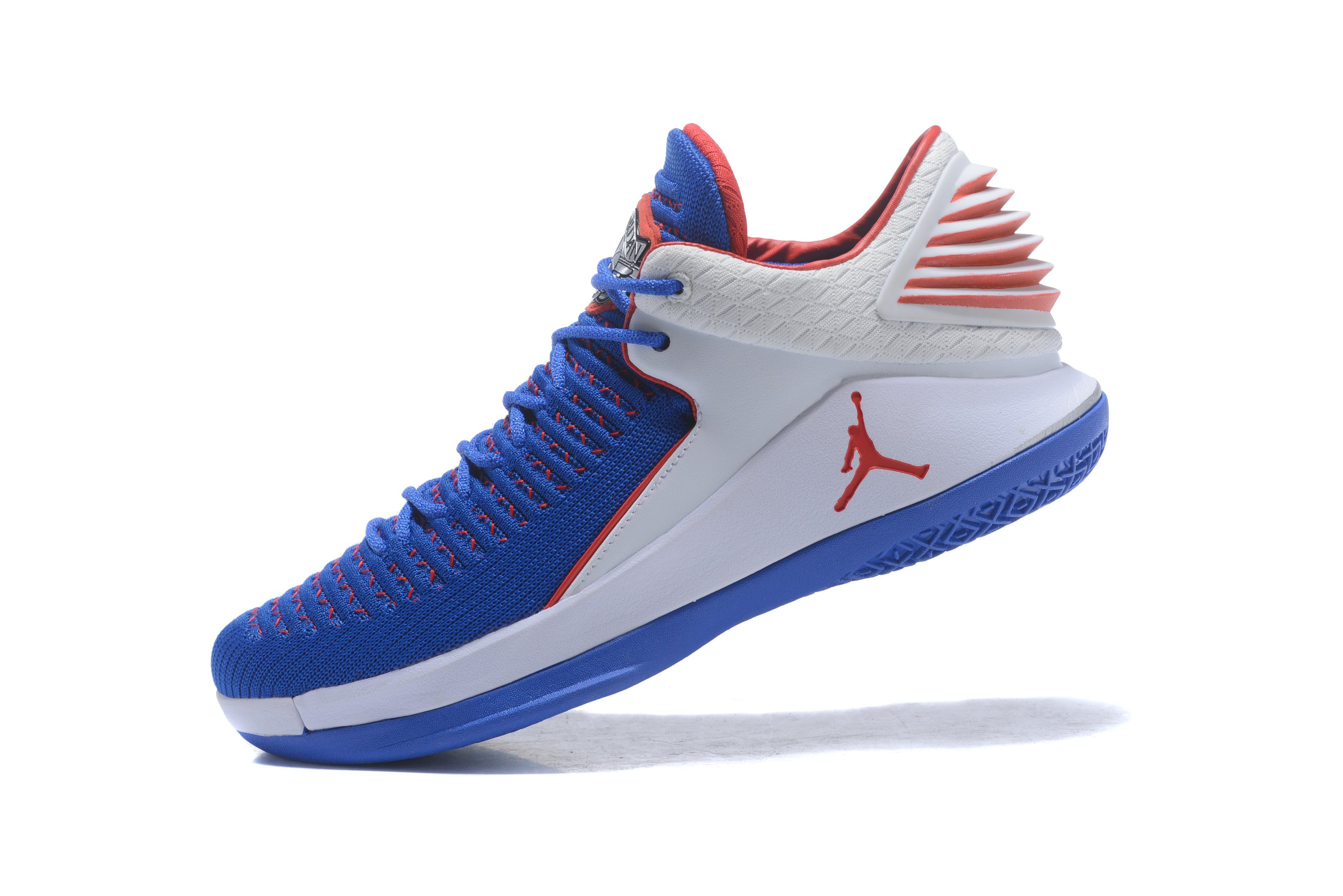 New Air Jordan 32 XXXII Low Andre Drummond PE Royal White Red